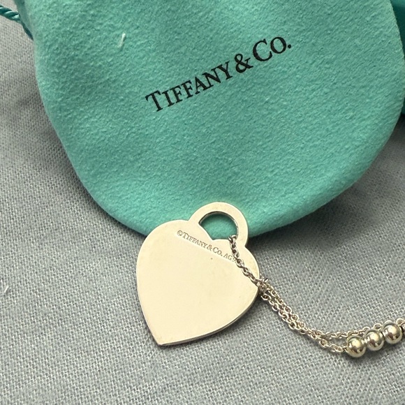 Tiffany & Co. Silver Heart Necklace - Picture 6 of 6